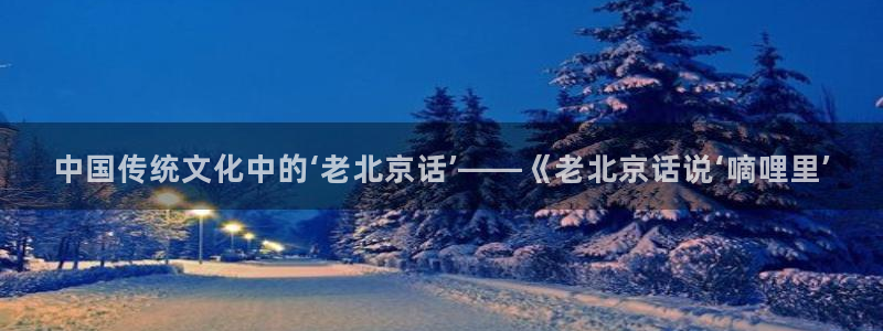 虫虫漫画大全免费阅读：中国传统文化中的‘老北京话’——《老北京话说‘嘀哩里’